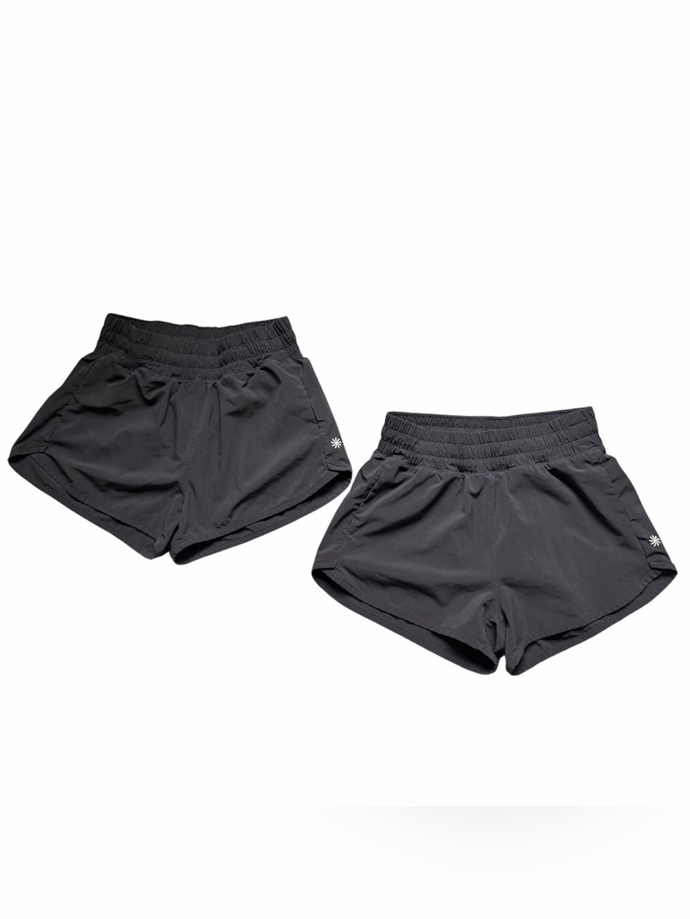 Athleta Girl Black Athletic Running Shorts Bundle - Size Small 7